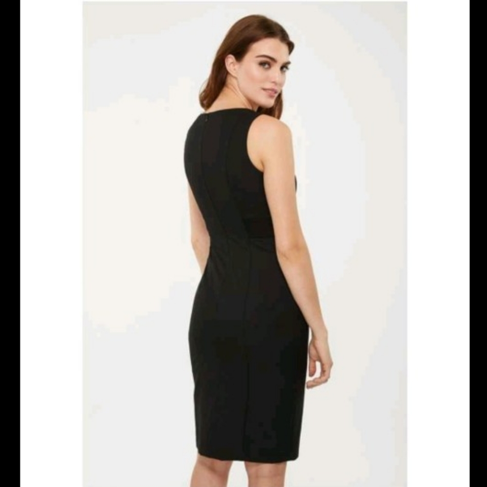 NEW Little Black Striped fitted dress by TRISTAN